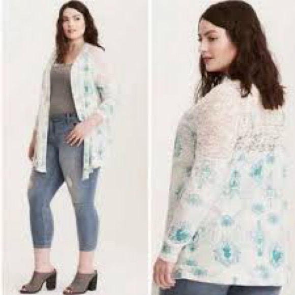 torrid Sweaters - Torrid Disney Ariel Drape Cardigan